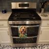 Otterhound in Sunflowers Kitchen Towel Dish Cloths Guest Hand Towel Decorative Bathroom Towel for Face,Tea, Dishcloth, Kitchen and Bath