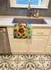 Norfolk Terrier in Sunflowers Kitchen Towel Dish Cloths Guest Hand Towel Decorative Bathroom Towel for Face,Tea, Dishcloth, Kitchen and Bath