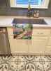 Whippet Spring Path Kitchen Towel Dish Cloths Guest Hand Towel Decorative Bathroom Towel for Face,Tea, Dishcloth, Kitchen and Bath