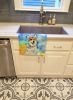 Alaskan Malamute Hippie Dawg Kitchen Towel Dish Cloths Guest Hand Towel Decorative Bathroom Towel for Face,Tea, Dishcloth, Kitchen and Bath