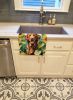 Chesapeake Bay Retriever in Sunflowers Kitchen Towel Dish Cloths Guest Hand Towel Decorative Bathroom Towel for Face,Tea, Dishcloth, Kitchen and Bath