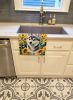 Alaskan Klee Kai in Sunflowers Kitchen Towel Dish Cloths Guest Hand Towel Decorative Bathroom Towel for Face,Tea, Dishcloth, Kitchen and Bath