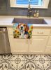 Beagle in Sunflowers Kitchen Towel Dish Cloths Guest Hand Towel Decorative Bathroom Towel for Face,Tea, Dishcloth, Kitchen and Bath