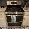 White German Shepherd in Sunflowers Kitchen Towel Dish Cloths Guest Hand Towel Decorative Bathroom Towel for Face,Tea, Dishcloth, Kitchen and Bath