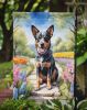 Australian Cattle Dog Spring Garden Garden Flag Mailbox Flag Decorative Yard Flag Banner Outside Patio Artwork Yard Flower Beds, Garden Size, Multicol