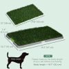 Artificial Grass Pee Pad for Dogs Potty Training, 26" x 16", Green