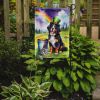 Bernese Mountain Dog St Patrick's Day Garden Flag Mailbox Flag Decorative Yard Flag Banner Outside Patio Artwork Yard Flower Beds, Garden Size, Multic