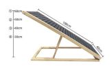 Dog Ramp for Bed, Extra Wide Excellent Traction, Pet Ramp for Small Dogs to Get on Couch Car, Non-Slip Rubber Surface, 17" Wide Hold up to 80lb, Adjus
