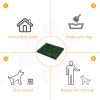 Dog Grass Pad with Tray, Artificial Grass for Dogs, Doggy Bathroom Toilet Potty Tray Indoor Outdoor Puppy Potty Training (51 x 63 CM)