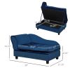 PawHut Luxury Fancy Dog Bed for Small Dogs with Hidden Storage, Small Dog Couch with Soft 3" Foam, Dog Sofa Bed, Cushy Dog Bed, Modern Pet Furniture f