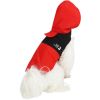 Dog Raincoat with Hood and Leash Hole, Adjustable Belly Strap, Reflective Strips, Lightweight Slicker Poncho Rain Jacket Coat for Small Medium Dogs an