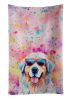 Great Pyrenees Hippie Dawg Kitchen Towel Dish Cloths Guest Hand Towel Decorative Bathroom Towel for Face,Tea, Dishcloth, Kitchen and Bath