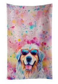 Great Pyrenees Hippie Dawg Kitchen Towel Dish Cloths Guest Hand Towel Decorative Bathroom Towel for Face,Tea, Dishcloth, Kitchen and Bath (Default: Default)