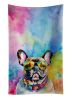 French Bulldog Hippie Dawg Kitchen Towel Dish Cloths Guest Hand Towel Decorative Bathroom Towel for Face,Tea, Dishcloth, Kitchen and Bath