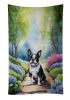 Boston Terrier Spring Path Kitchen Towel Dish Cloths Guest Hand Towel Decorative Bathroom Towel for Face,Tea, Dishcloth, Kitchen and Bath
