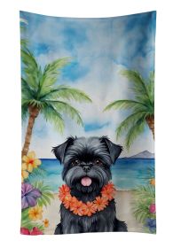 Affenpinscher Luau Kitchen Towel Dish Cloths Guest Hand Towel Decorative Bathroom Towel for Face,Tea, Dishcloth, Kitchen and Bath (Default: Default)