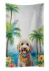 Labradoodle Luau Kitchen Towel Dish Cloths Guest Hand Towel Decorative Bathroom Towel for Face,Tea, Dishcloth, Kitchen and Bath