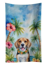 Beagle Luau Kitchen Towel Dish Cloths Guest Hand Towel Decorative Bathroom Towel for Face,Tea, Dishcloth, Kitchen and Bath (Default: Default)