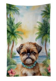 Brussels Griffon Luau Kitchen Towel Dish Cloths Guest Hand Towel Decorative Bathroom Towel for Face,Tea, Dishcloth, Kitchen and Bath (Default: Default)