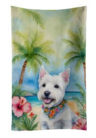 Westie Luau Kitchen Towel Dish Cloths Guest Hand Towel Decorative Bathroom Towel for Face,Tea, Dishcloth, Kitchen and Bath (Default: Default)