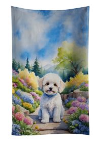 Maltipoo Spring Path Kitchen Towel Dish Cloths Guest Hand Towel Decorative Bathroom Towel for Face,Tea, Dishcloth, Kitchen and Bath (Default: Default)