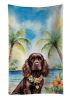 Cocker Spaniel Luau Kitchen Towel Dish Cloths Guest Hand Towel Decorative Bathroom Towel for Face,Tea, Dishcloth, Kitchen and Bath