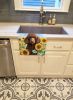 Chocolate Poodle in Sunflowers Kitchen Towel Dish Cloths Guest Hand Towel Decorative Bathroom Towel for Face,Tea, Dishcloth, Kitchen and Bath