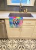Old English Sheepdog Hippie Dawg Kitchen Towel Dish Cloths Guest Hand Towel Decorative Bathroom Towel for Face,Tea, Dishcloth, Kitchen and Bath