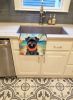 Affenpinscher Luau Kitchen Towel Dish Cloths Guest Hand Towel Decorative Bathroom Towel for Face,Tea, Dishcloth, Kitchen and Bath