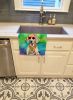 Weimaraner Hippie Dawg Kitchen Towel Dish Cloths Guest Hand Towel Decorative Bathroom Towel for Face,Tea, Dishcloth, Kitchen and Bath
