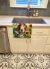 Basset Hound in Sunflowers Kitchen Towel Dish Cloths Guest Hand Towel Decorative Bathroom Towel for Face,Tea, Dishcloth, Kitchen and Bath