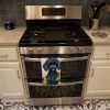 Black Poodle in Sunflowers Kitchen Towel Dish Cloths Guest Hand Towel Decorative Bathroom Towel for Face,Tea, Dishcloth, Kitchen and Bath