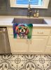 Shih Tzu Hippie Dawg Kitchen Towel Dish Cloths Guest Hand Towel Decorative Bathroom Towel for Face,Tea, Dishcloth, Kitchen and Bath