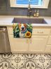 NEW English Bull Terrier in Sunflowers Kitchen Towel Dish Cloths Guest Hand Towel Decorative Bathroom Towel for Face,Tea, Dishcloth, Kitchen and Bath
