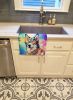 Siberian Husky Hippie Dawg Kitchen Towel Dish Cloths Guest Hand Towel Decorative Bathroom Towel for Face,Tea, Dishcloth, Kitchen and Bath