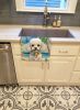 White Poodle Luau Kitchen Towel Dish Cloths Guest Hand Towel Decorative Bathroom Towel for Face,Tea, Dishcloth, Kitchen and Bath