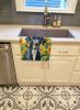 Great Dane in Sunflowers Kitchen Towel Dish Cloths Guest Hand Towel Decorative Bathroom Towel for Face,Tea, Dishcloth, Kitchen and Bath