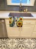 Greyhound in Sunflowers Kitchen Towel Dish Cloths Guest Hand Towel Decorative Bathroom Towel for Face,Tea, Dishcloth, Kitchen and Bath