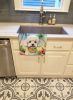 Bichon Frise Luau Kitchen Towel Dish Cloths Guest Hand Towel Decorative Bathroom Towel for Face,Tea, Dishcloth, Kitchen and Bath