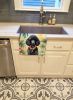 Black Poodle Luau Kitchen Towel Dish Cloths Guest Hand Towel Decorative Bathroom Towel for Face,Tea, Dishcloth, Kitchen and Bath