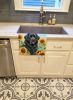 Newfoundland in Sunflowers Kitchen Towel Dish Cloths Guest Hand Towel Decorative Bathroom Towel for Face,Tea, Dishcloth, Kitchen and Bath