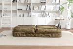 Upholstered Human Dog Bed for Adult & Pets,with 5 Adjustable Position &Massage Pillow, Bean Bag floor sofa with 2 Soft Pillows