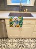 White Poodle in Sunflowers Kitchen Towel Dish Cloths Guest Hand Towel Decorative Bathroom Towel for Face,Tea, Dishcloth, Kitchen and Bath