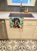 Dachshund Luau Kitchen Towel Dish Cloths Guest Hand Towel Decorative Bathroom Towel for Face,Tea, Dishcloth, Kitchen and Bath